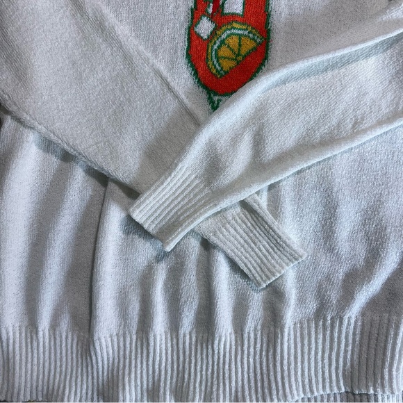 Show me your mumu woodsy sweater in ciao cocktail, oversized sweater, size XS - Picture 10 of 13